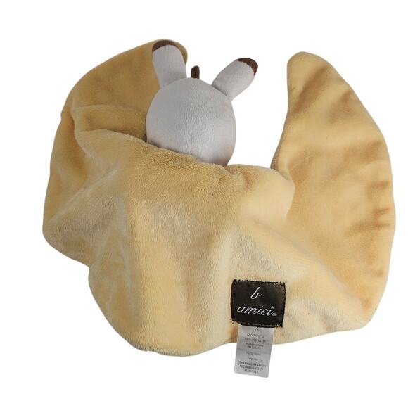 Cow Lovey Blanket Plush Moon Shape 2010 Cow Jumped Over Moon Yellow b amici - Picture 10 of 11